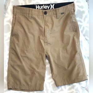 Hurley Phantom 20" Khaki Shorts Men's Size 28